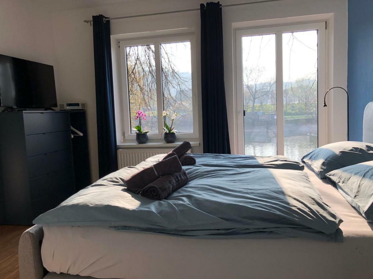 Ferienwohnung Schleusenhaus Hameln Hamelín Exterior foto